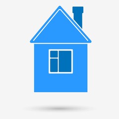 Obraz premium House icon isolated object. Vector illustration.