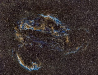 Space veil nebula complex