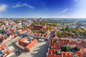 Olsztyn-miasto na Warmii w północno-wschodniej Polsce	