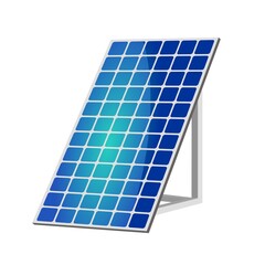 Clean alternative energy from renewable solar and wind sources. Solar panels.