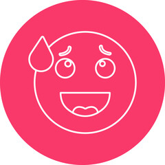 Smile Emoji Vector icon that can easily modify or edit

