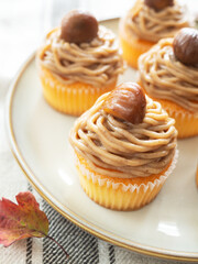 モンブランカップケーキ