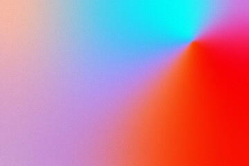 Colorful gradient background with noisy grain texture.
