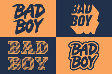 Bad Boy lettering design