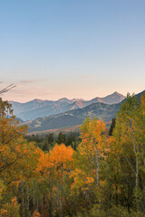 Fototapeta premium Autumn mountain landscape