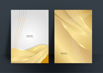 Elegant luxury shiny gold abstract background