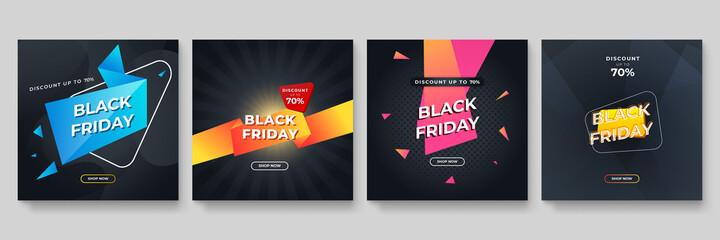 Abstract vector black Friday sale background. For social media, art template design, list, page, mockup brochure style, banner, idea, cover, booklet, print, flyer, book, blank, card, ad, sign, poster