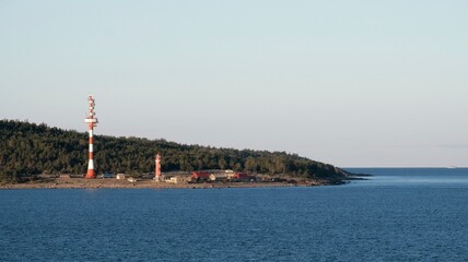 Fototapeta na wymiar Gogland island in the Gulf of Finland