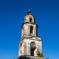 Fototapeta premium the old Orthodox bell tower