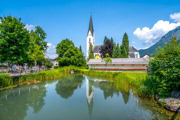 Kirche in Oberstdorf, Bayern, Deutschland 