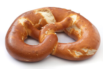 pretzel isolated on white