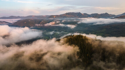 Mountains Landscape Aerial View