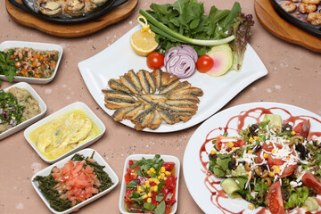 grilled fish and good appetizers