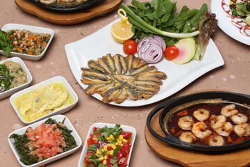 grilled fish and good appetizers