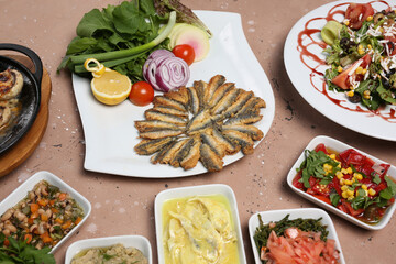grilled fish and good appetizers