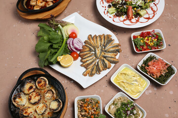 grilled fish and good appetizers