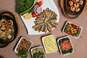grilled fish and good appetizers