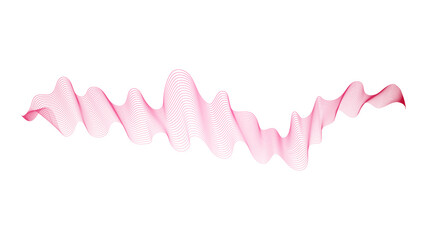 Abstract backdrop with wave gradient lines