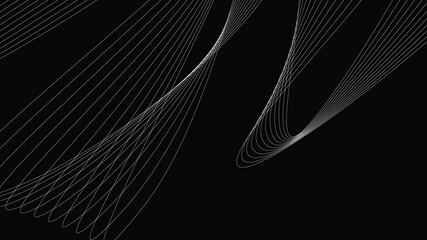 Abstract vector smooth color wave. Blue flow curve motion illustration. Smoke design. Vector lines.