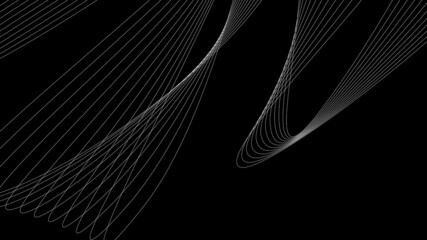 Abstract vector smooth color wave. Blue flow curve motion illustration. Smoke design. Vector lines.