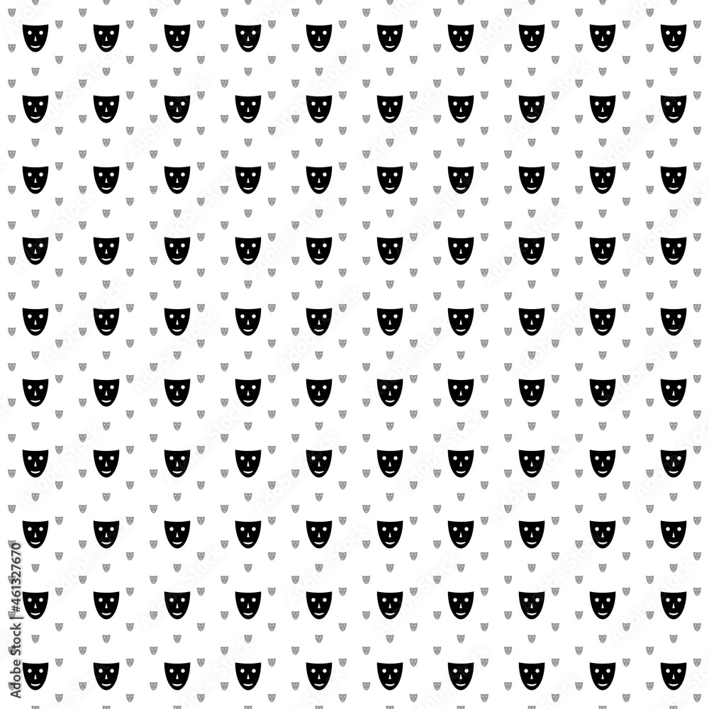 Poster square seamless background pattern from geometric shapes are different sizes and opacity. the patter