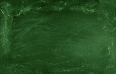 Obraz premium Green blackboard or chalkboard