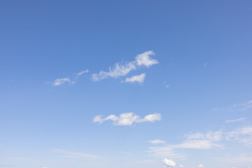 Amazing clouds hanging in the blue sky. Wonderful sunset and a better sunrise with beautiful clouds with a colourful sky.