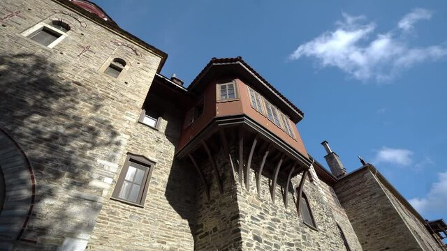 Konstamonitou monastery at Saint Mount Athos in Greece