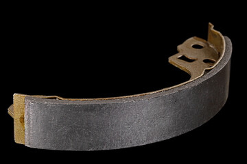 New brake pads, isolated on black background