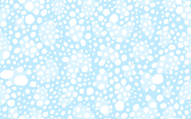 Abstract modern leopard seamless pattern. Animals trendy background. Blue and white decorative vector stock illustration for print, card, postcard, fabric, textile. Modern ornament of stylized skin