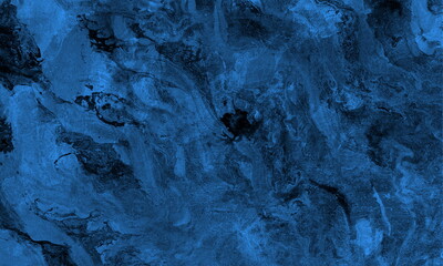 Abstract marbleized effect background with black and light blue colors