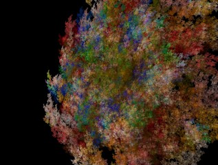 Imaginatory fractal abstract background Image