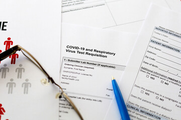 Covid 19 and Respiratory Virus Test Requisition Pandemic
