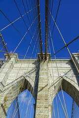 Brooklin Bridge, NYC. NEW YORK CITY - UNITED STATES 