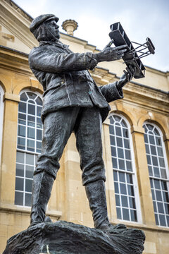 Statue Of Charles Rolls, Monmouth, Wales