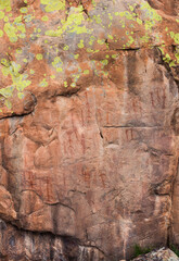 San Blas rock shelter paintings, Alburquerque, Spain