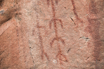 San Blas rock shelter paintings, Alburquerque, Spain