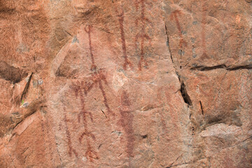 San Blas rock shelter paintings, Alburquerque, Spain