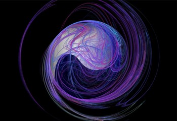 yin and yang in the dark sky, the struggle of opposites, Chinese philosophy