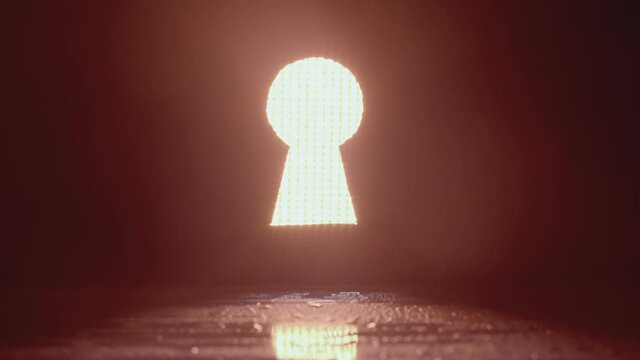 Secret magic key hole