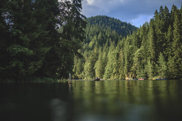 Lake Bicaz in Romania