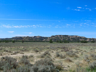 The north unit of the Theodore Roosevelt National Park in North Dakota.