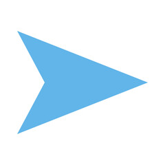 right arrow flat icon