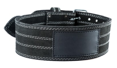 black leather bracelet