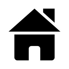 house glyph icon