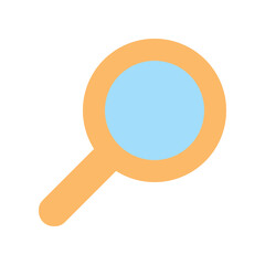 magnifying glass flat icon