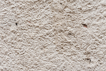 White lime painted wall with chips and scratches. Vector cement texture