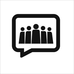 people in the bubble talk