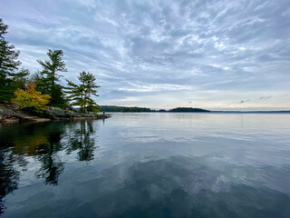 Autumn Clouds and Reflections