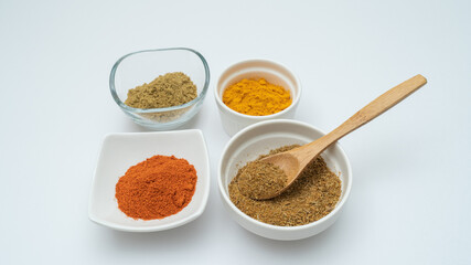 スパイス(クミン・コリアンダー・レッドチリ・ターメリック)